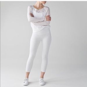 Lululemon wonder under 7/8 tight white